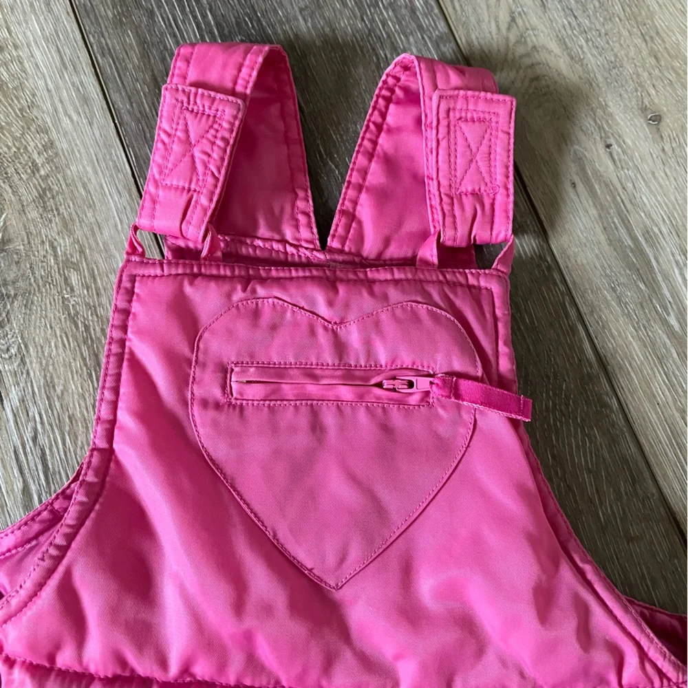 The Children's Place Pink Snow Bib Overalls